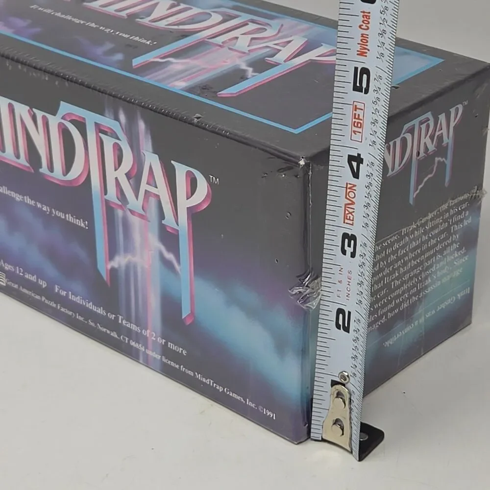 Mindtrap Game - Original 1991 Vintage Family Card Game Sealed